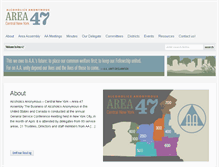 Tablet Screenshot of aacny.org